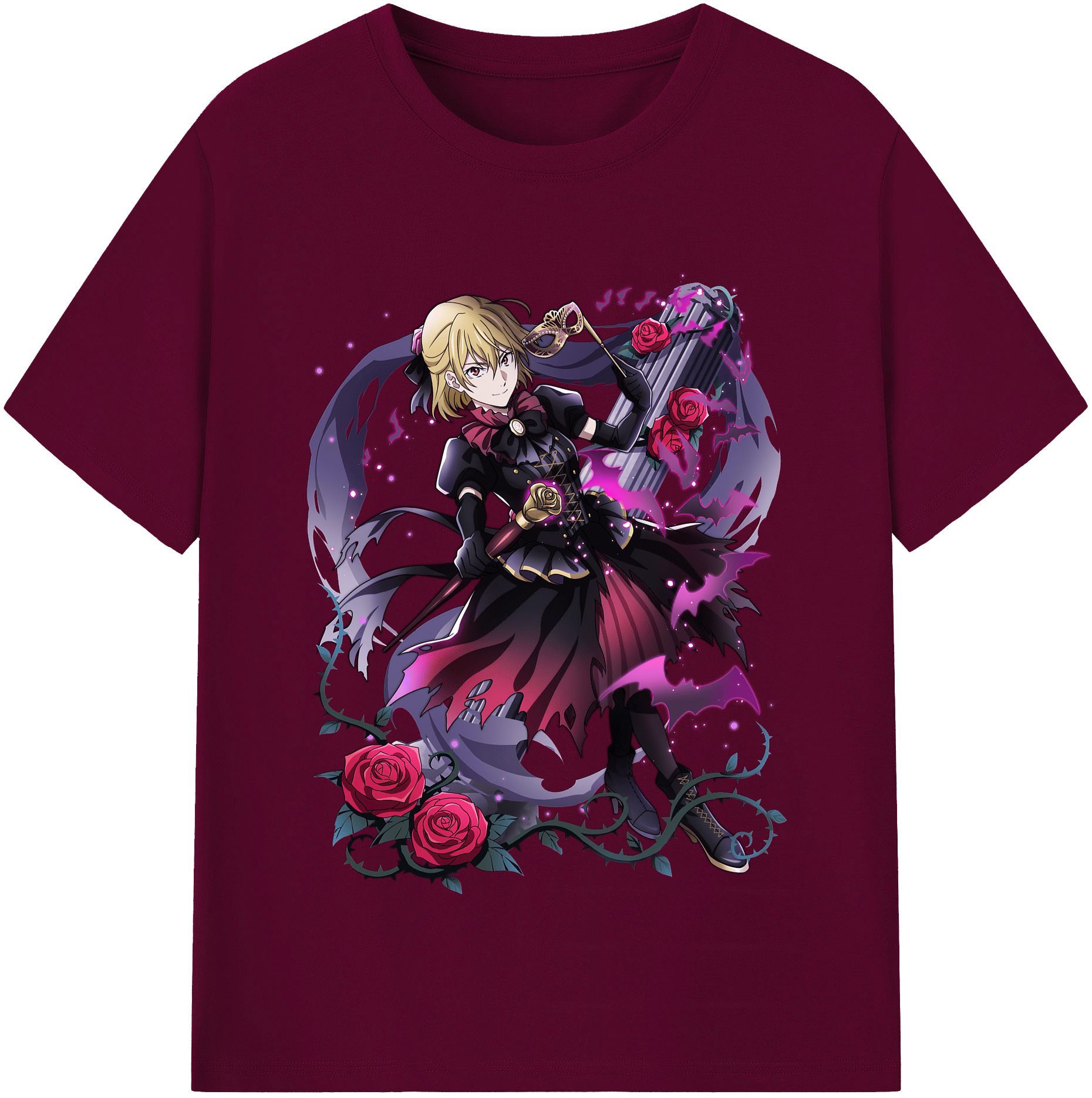 （画像用） 文豪ストレイドッグス Bungo Stray Dogs レディースカジュアルプリントTシャツ（綿100％）